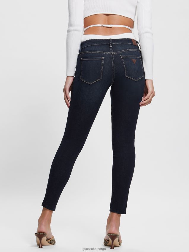 Guess low-rise power skinny jeans kent vask kent vask kvinner F0LJ809151