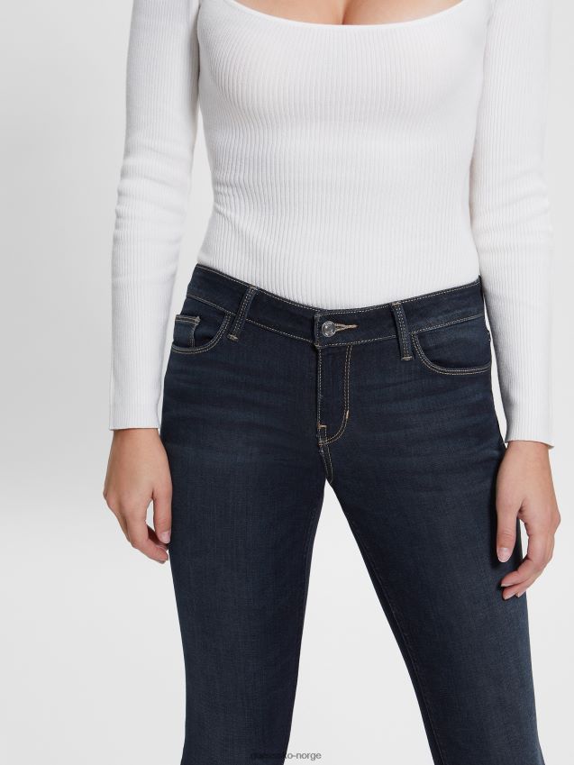 Guess low-rise power skinny jeans kent vask kent vask kvinner F0LJ809151