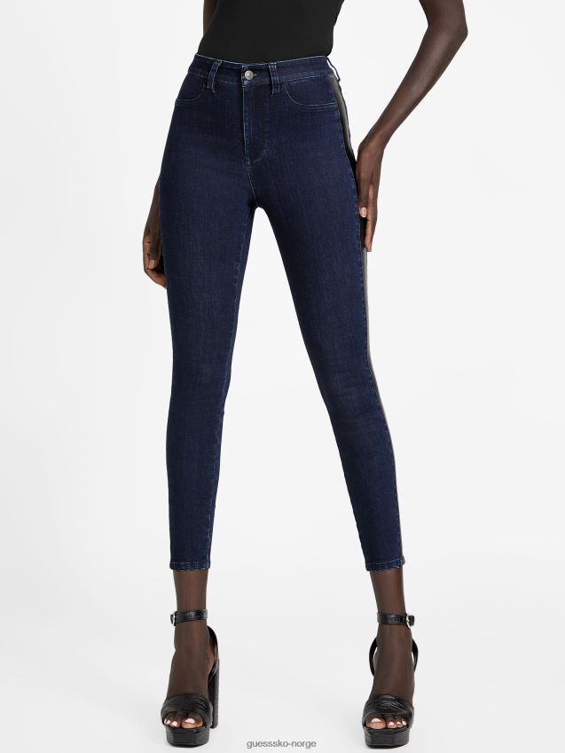 Guess mørk vask øko petra skinny jeans mørk vask kvinner F0LJ807408