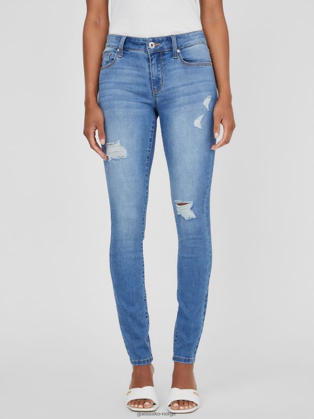 Guess middels ødelagt sienna klassiske skinny-jeans medium ødelagt kvinner F0LJ806901