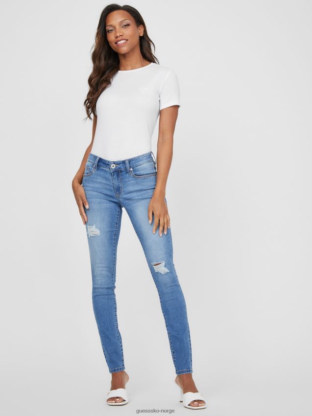 Guess middels ødelagt sienna klassiske skinny-jeans medium ødelagt kvinner F0LJ806901