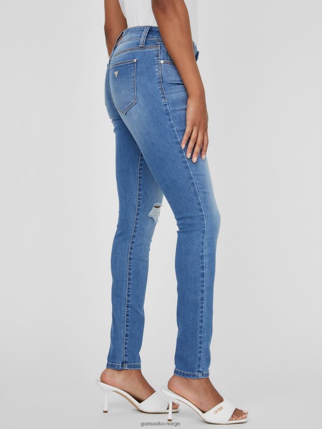 Guess middels ødelagt sienna klassiske skinny-jeans medium ødelagt kvinner F0LJ806901