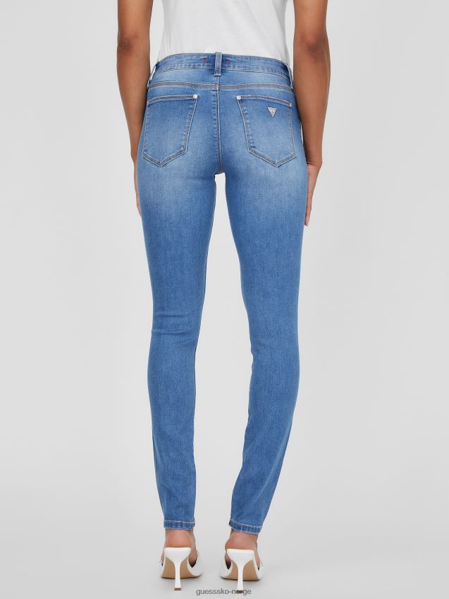 Guess middels ødelagt sienna klassiske skinny-jeans medium ødelagt kvinner F0LJ806901