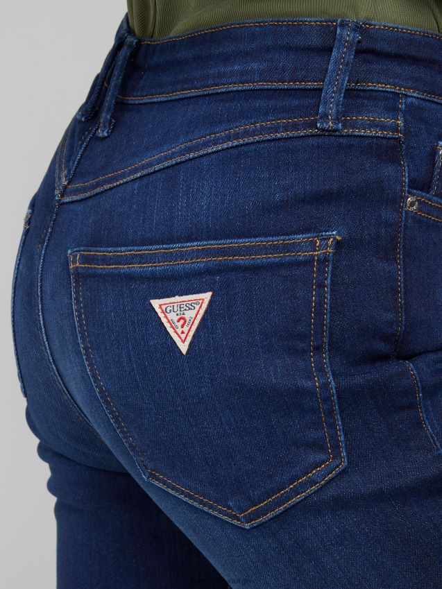 Guess mote skinny fit denim bukse ny trend blå kvinner F0LJ803623
