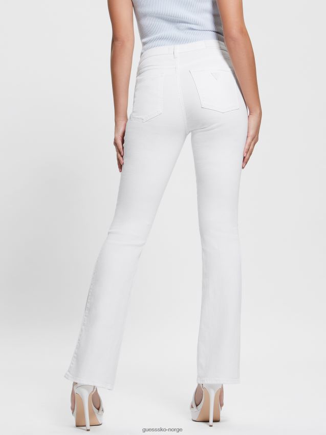 Guess ren hvit sexy blusset jeans Ren hvit kvinner F0LJ809365
