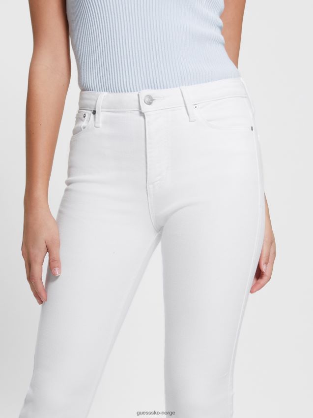 Guess ren hvit sexy blusset jeans Ren hvit kvinner F0LJ809365