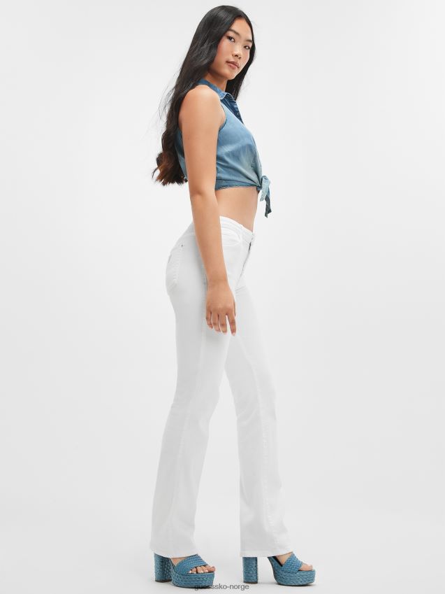 Guess ren hvit sexy straight jeans Ren hvit kvinner F0LJ809568