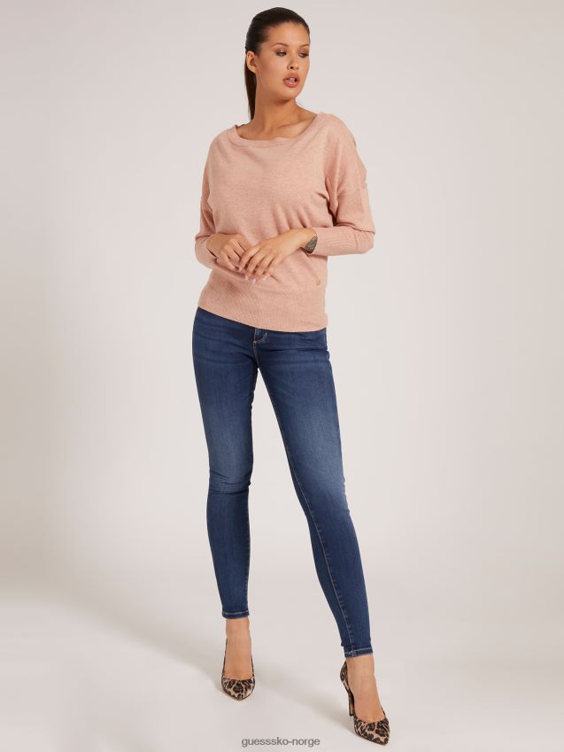 Guess skinny fashion fit denim bukse blå blå kvinner F0LJ806701