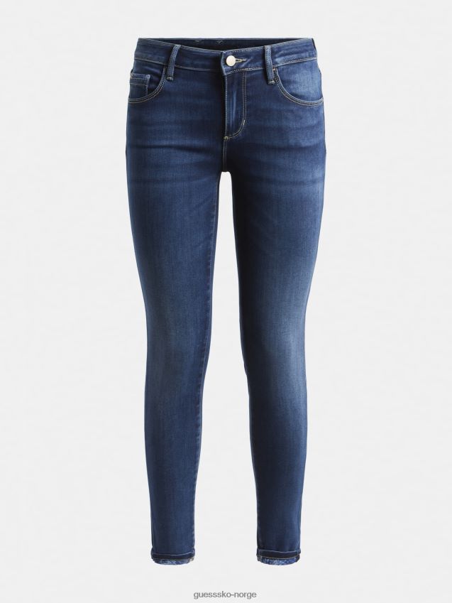 Guess skinny fashion fit denim bukse blå blå kvinner F0LJ806701