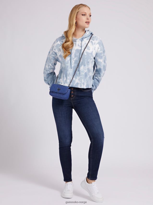 Guess skinny fit denim bukse blå motetrend blå kvinner F0LJ802814