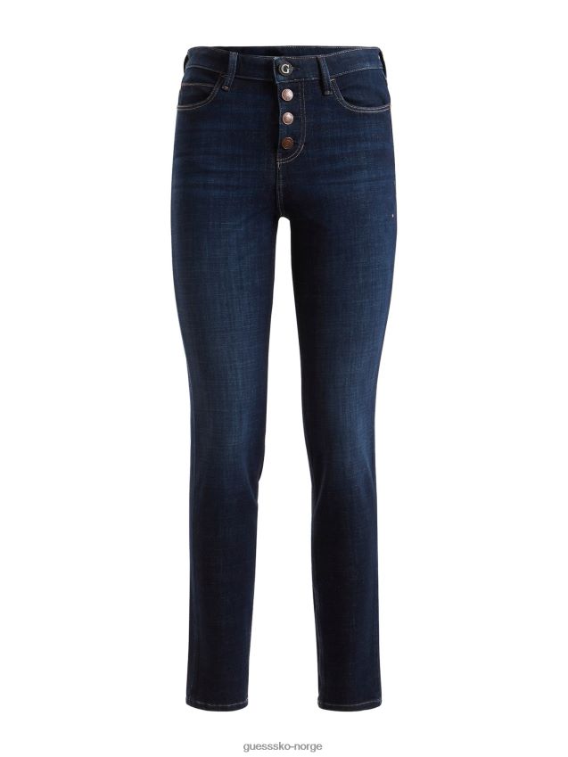 Guess skinny fit denim bukse blå motetrend blå kvinner F0LJ802814