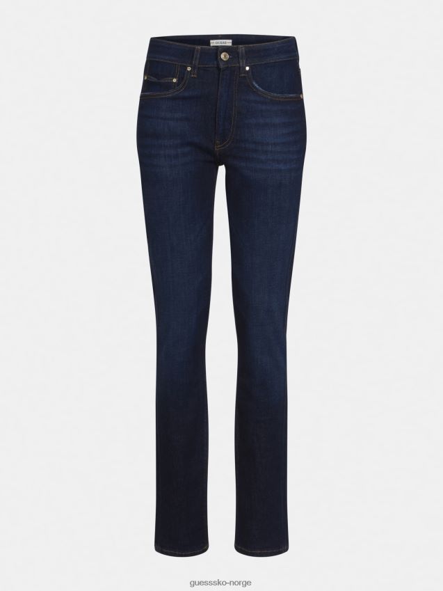 Guess skinny fit denim bukse blå ny trend blå kvinner F0LJ803527