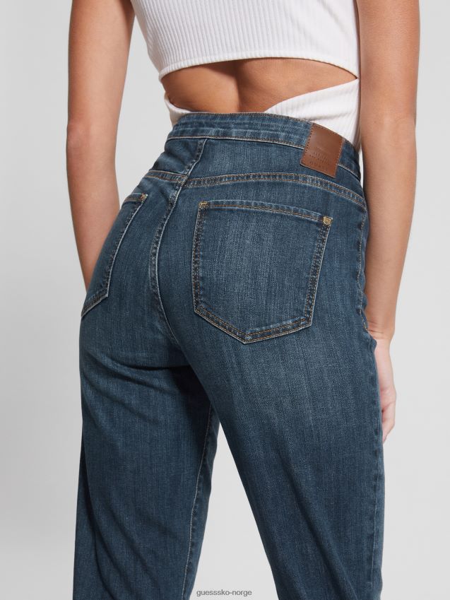 Guess tapte håndflater harlow flare jeans med blonder tapte håndflater kvinner F0LJ809269