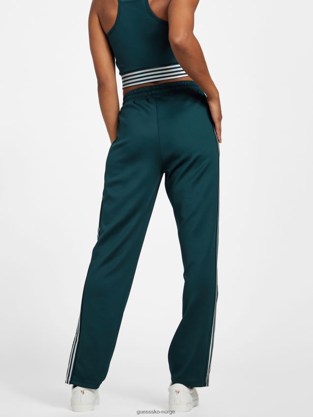 Guess eco veda tricot joggers mørk jade mørk jade kvinner F0LJ806839