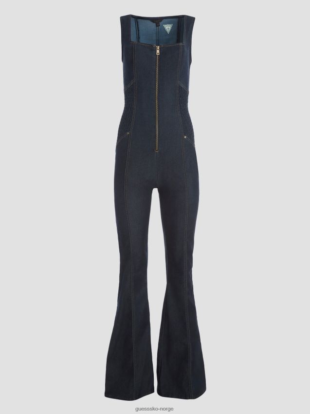 Guess tint (yel) øko hannah denim jumpsuit fargetone (gul) kvinner F0LJ809641