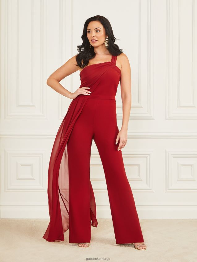 Guess utover jumpsuit jubileum rød jubileumsrød kvinner F0LJ809810
