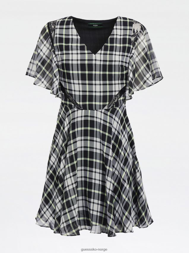 Guess a-line fit all over print kjole hvit multi hvit multi kvinner F0LJ806078