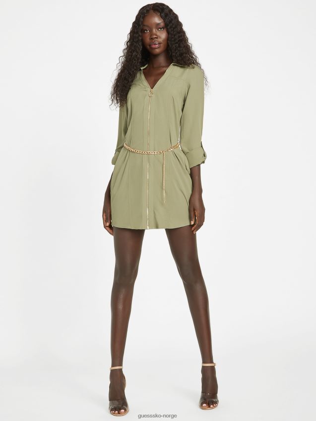 Guess abelina challis skjortekjole isle wash 32\'\' isle wash 32\'\' kvinner F0LJ807242