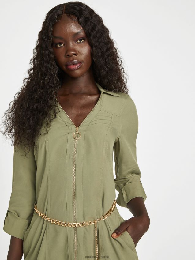 Guess abelina challis skjortekjole isle wash 32\'\' isle wash 32\'\' kvinner F0LJ807242