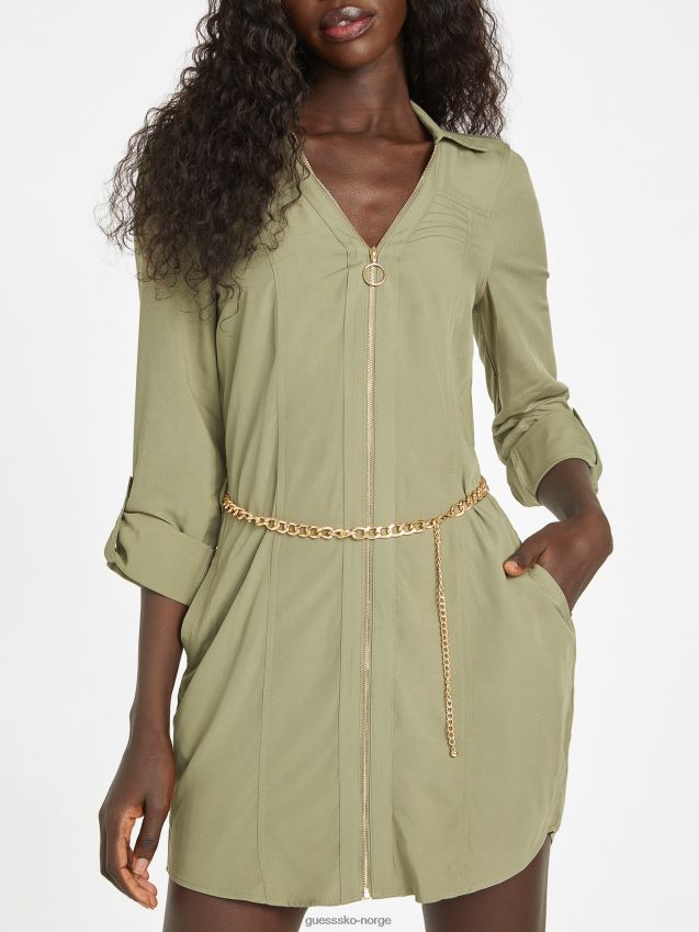 Guess abelina challis skjortekjole isle wash 32\'\' isle wash 32\'\' kvinner F0LJ807242