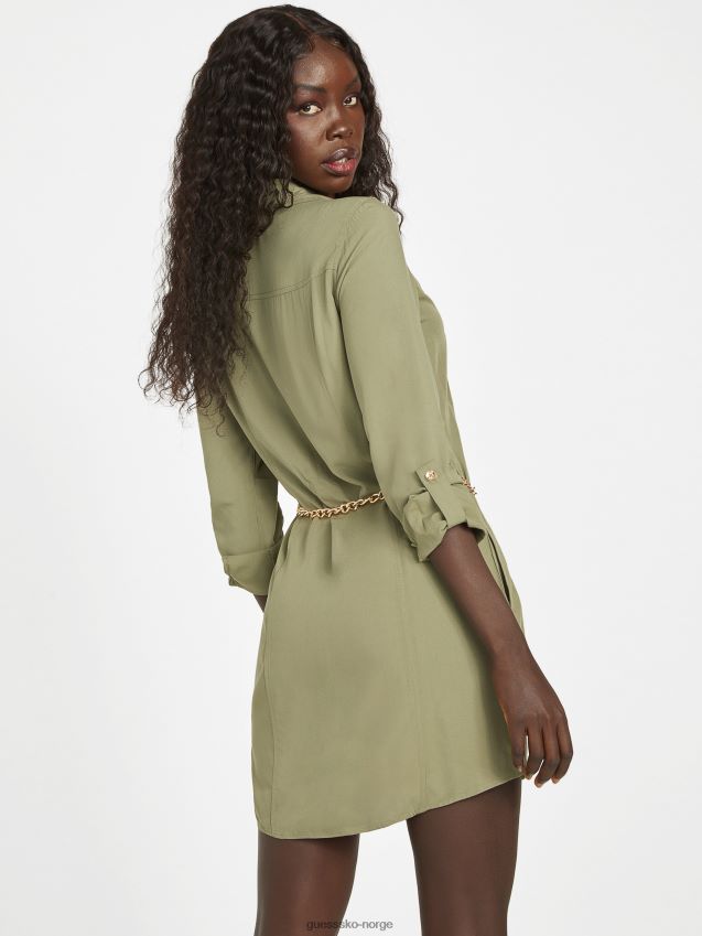 Guess abelina challis skjortekjole isle wash 32\'\' isle wash 32\'\' kvinner F0LJ807242