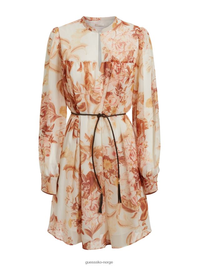 Guess all over print kjole floral fantasi blomsterfantasi kvinner F0LJ802864