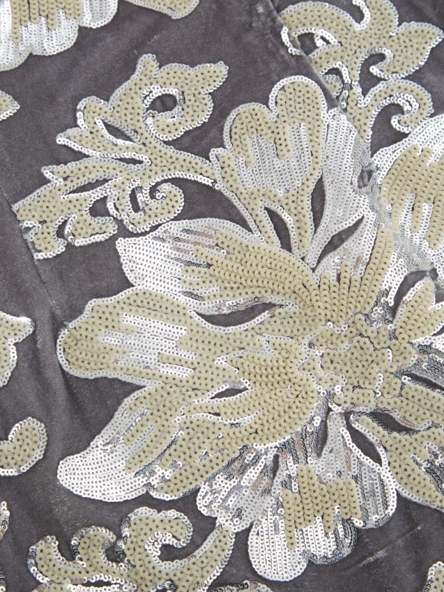 Guess blomsterpaljetter embro silv estella paljettkjole blomsterpaljetter embro silv kvinner F0LJ809182