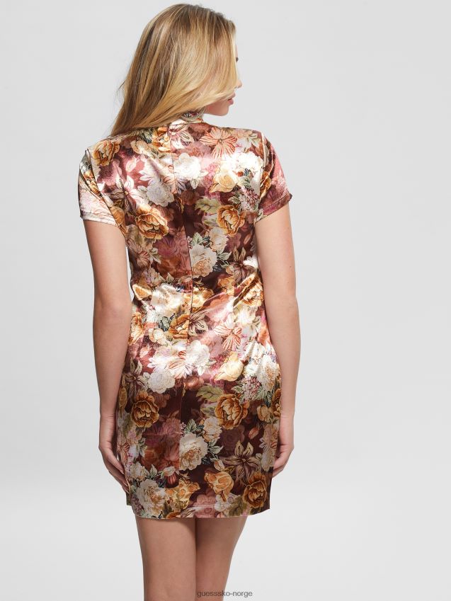 Guess digital billedvev print ma sandra trykt kjole digital billedvev print ma kvinner F0LJ809274