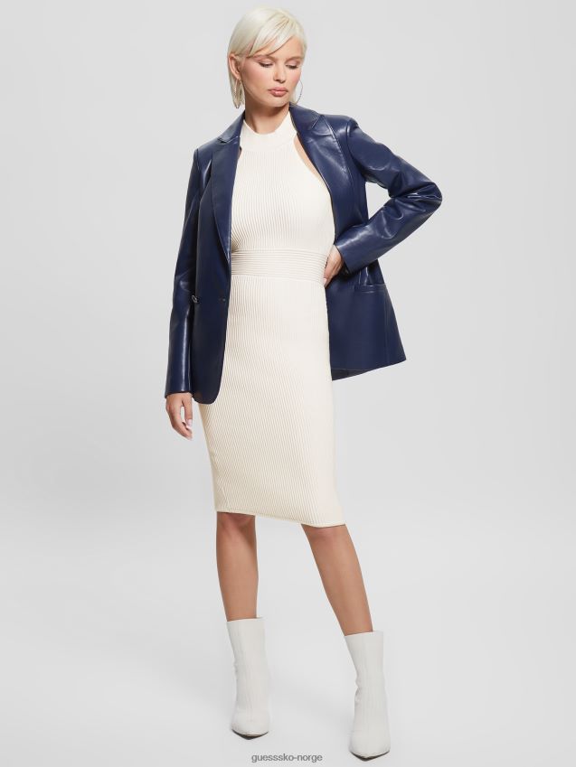 Guess dove hvit øko janice kjole due hvit kvinner F0LJ809485