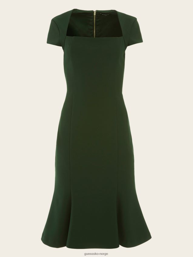 Guess fenton kjole chenillegrønn chenille grønn kvinner F0LJ809805