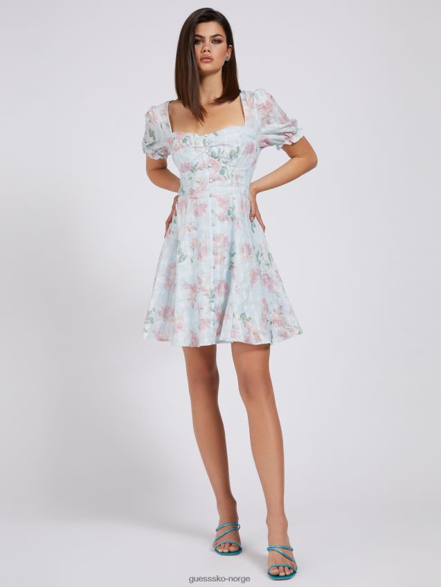 Guess floral print kjole floral fantasy blomsterfantasi kvinner F0LJ806198