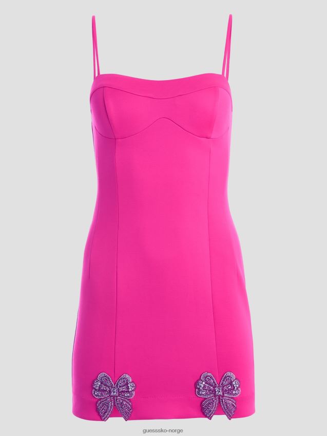 Guess french rose multi eco natalia micro mini kjole fransk rose multi kvinner F0LJ809406