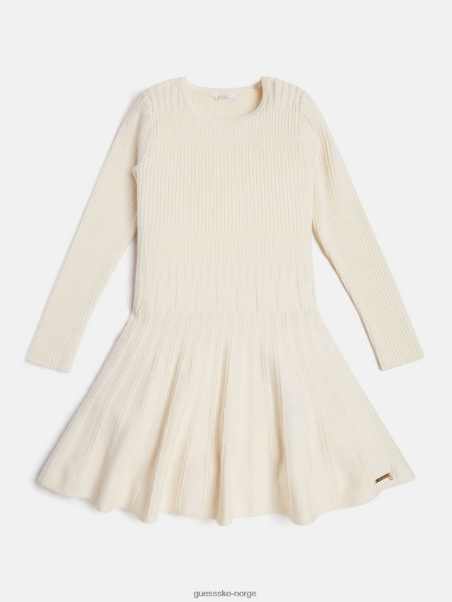 Guess genser kjole krem krem kvinner F0LJ802299
