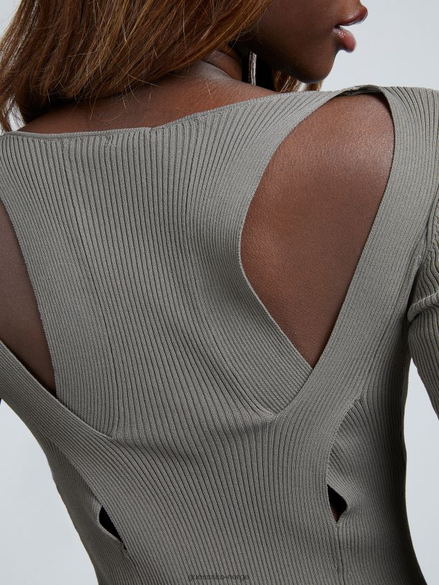 Guess grønn utskåret genserkjole grønn kvinner F0LJ806323