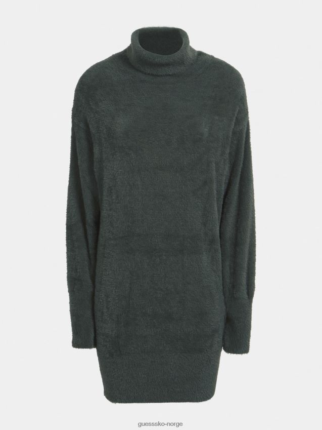 Guess høyhalset strikket kjole grønn grønn kvinner F0LJ806731