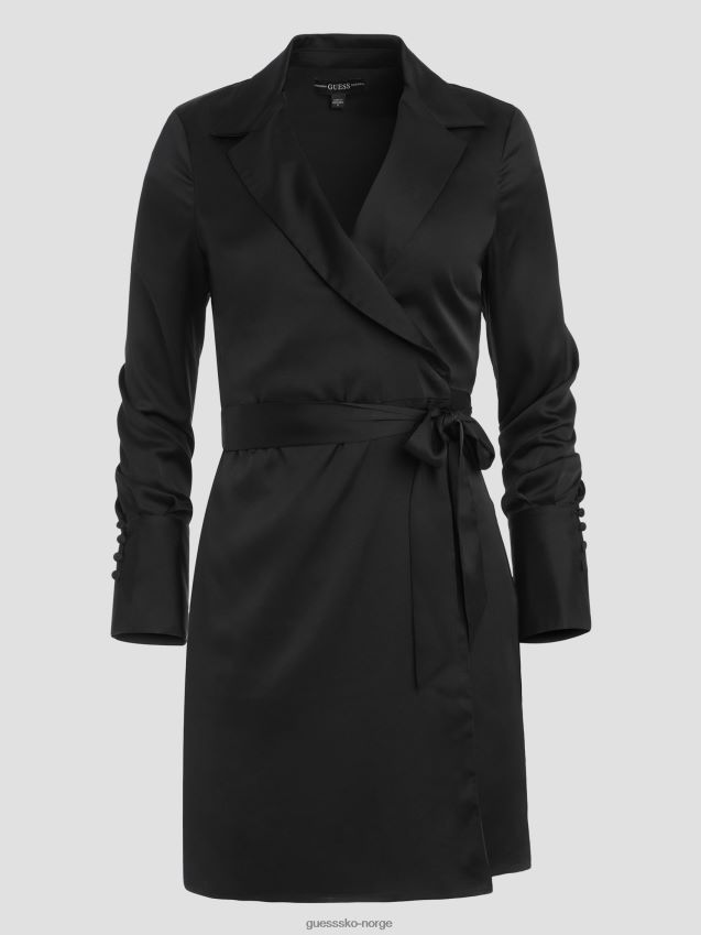 Guess øko alya kjole kulsort kulsvart kvinner F0LJ809157