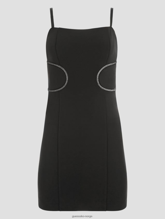 Guess øko raina kjole kulsort kulsvart kvinner F0LJ809445
