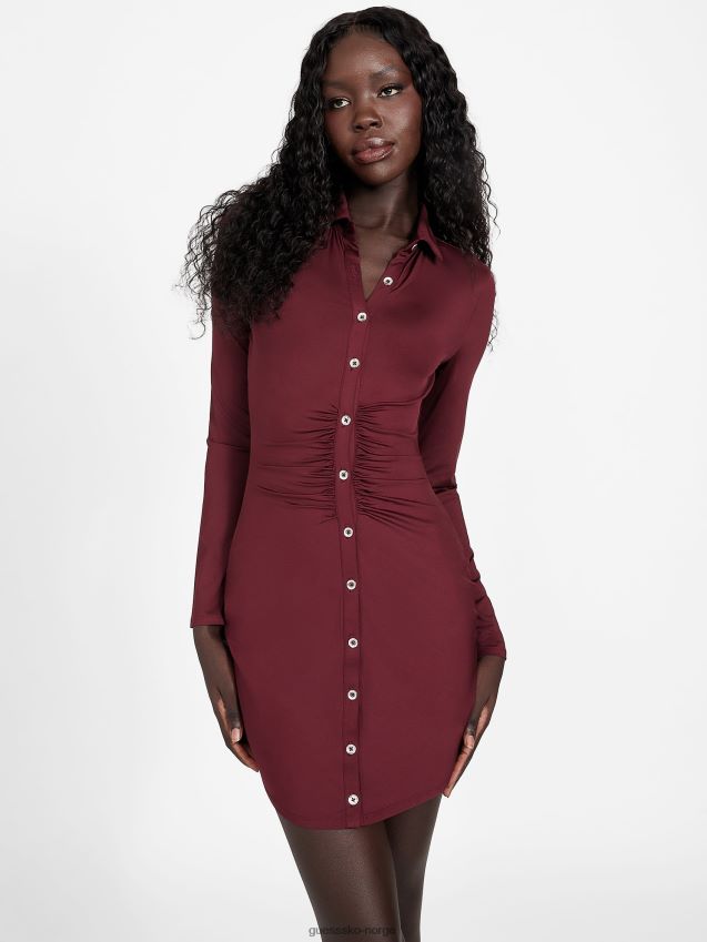 Guess landry slinky kjole mystisk vin mystisk vin kvinner F0LJ807205