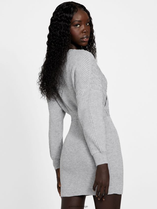 Guess lys melert grå morant genserkjole lys melert grå kvinner F0LJ807000