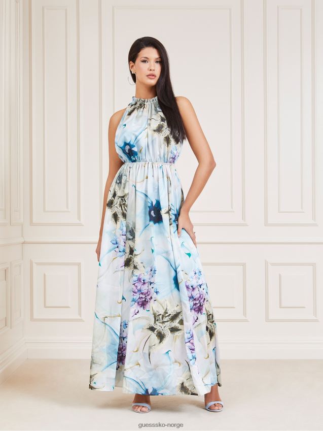 Guess marciano all over print kjole floral fantasy blomsterfantasi kvinner F0LJ803508