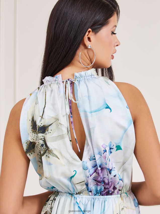 Guess marciano all over print kjole floral fantasy blomsterfantasi kvinner F0LJ803508