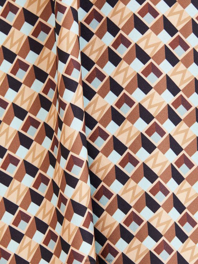 Guess marciano all over print kjole rød multi rød multi kvinner F0LJ806574