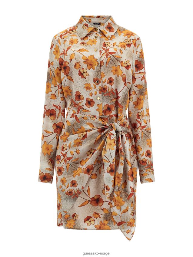 Guess marciano floral print kjole floral fantasy blomsterfantasi kvinner F0LJ803913