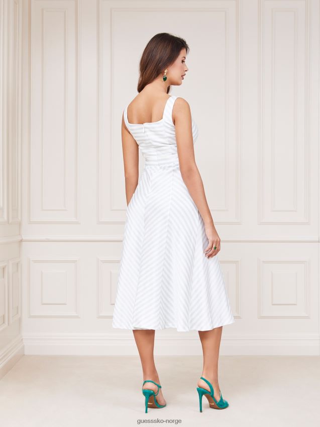 Guess marciano knapper foran kjole lyseblå lyse blå kvinner F0LJ803191