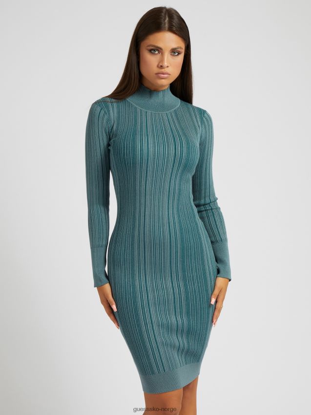 Guess petroleums genserkjole med skilpaddehals petroleum kvinner F0LJ802741