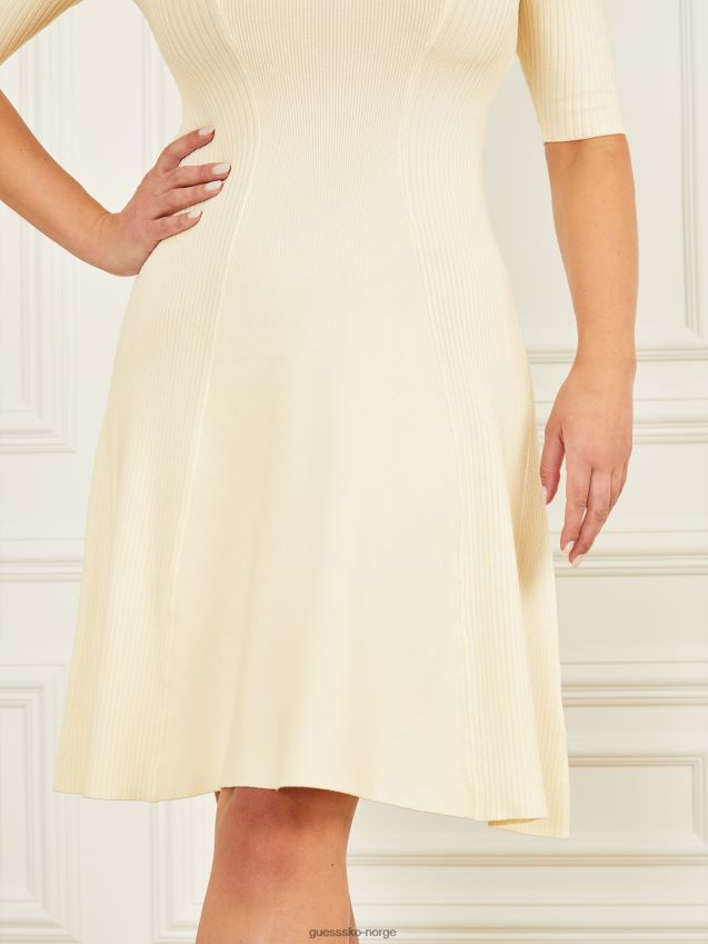 Guess sandstrand tessa genserkjole med kald skulder sandstrand kvinner F0LJ809581