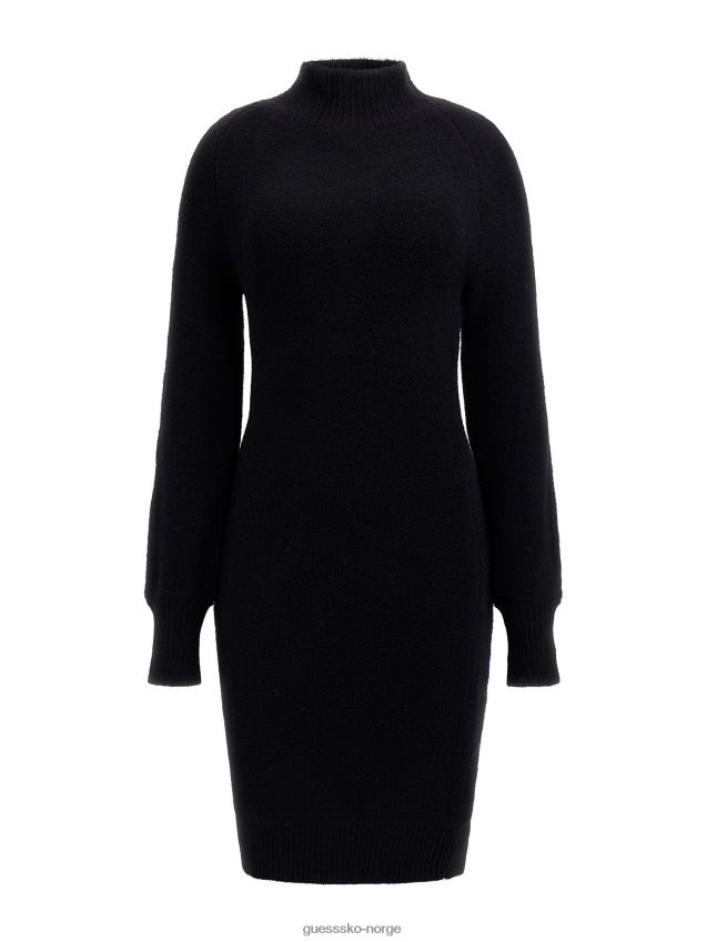 Guess sort genserkjole med turtelhals svart kvinner F0LJ803120
