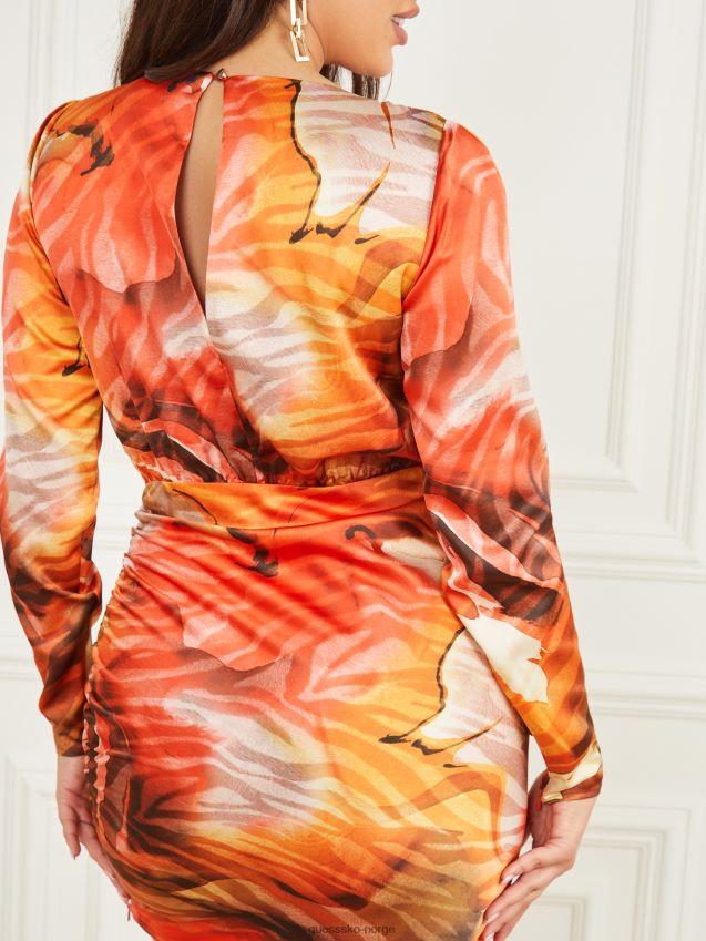 Guess starlight printed dress dreamer print drømmertrykk kvinner F0LJ809306