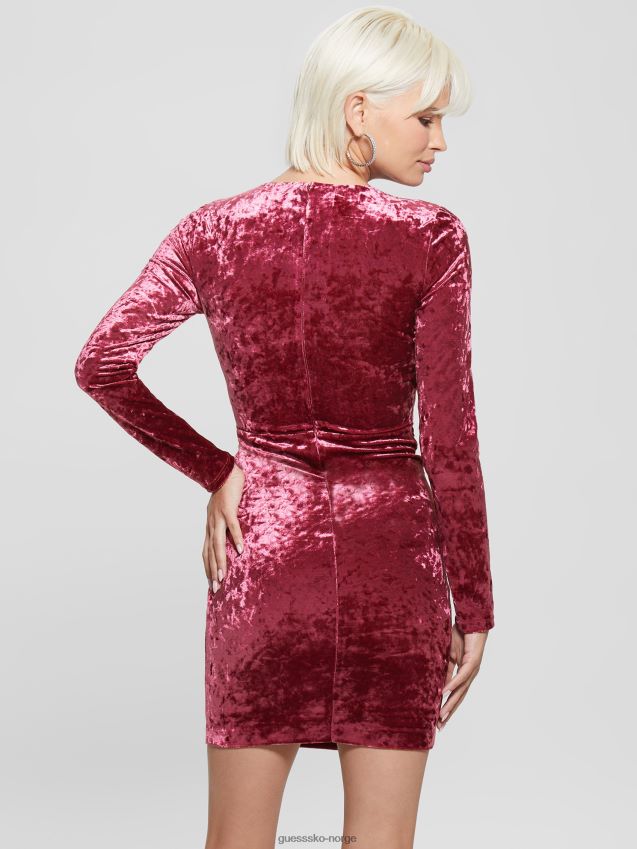 Guess tragisk stein 34\'\' sophie fløyelskjole tragisk stein 34\'\' kvinner F0LJ809350