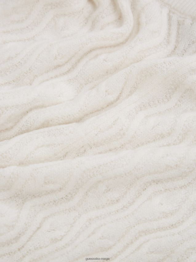 Guess blaire kabelleggings i ullblanding due hvit due hvit kvinner F0LJ809331